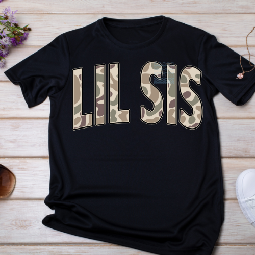 Camo Lil Sis Design