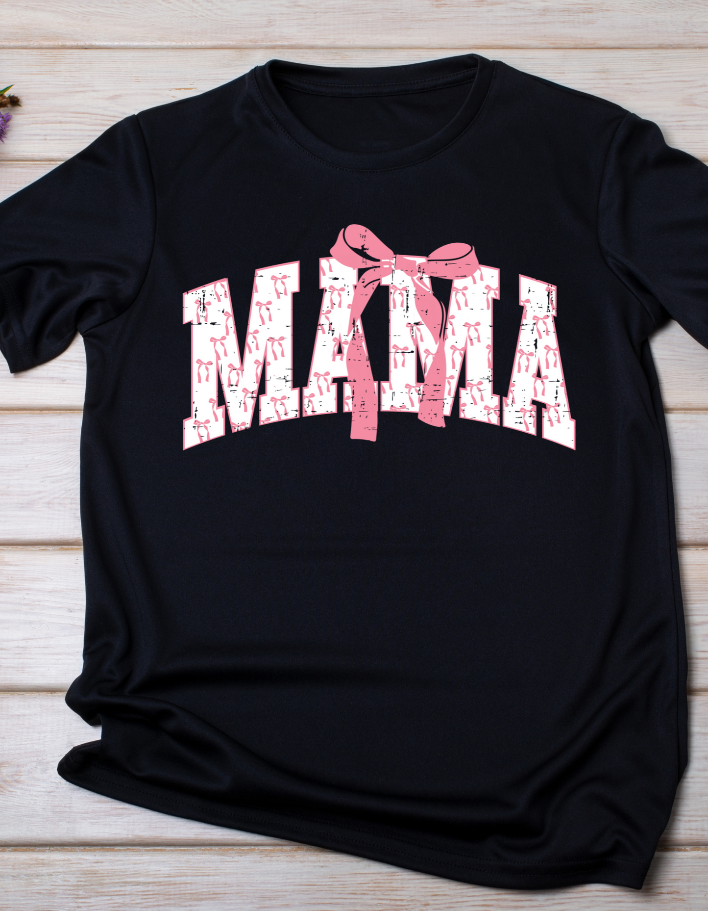 Mama Pink Bows Design