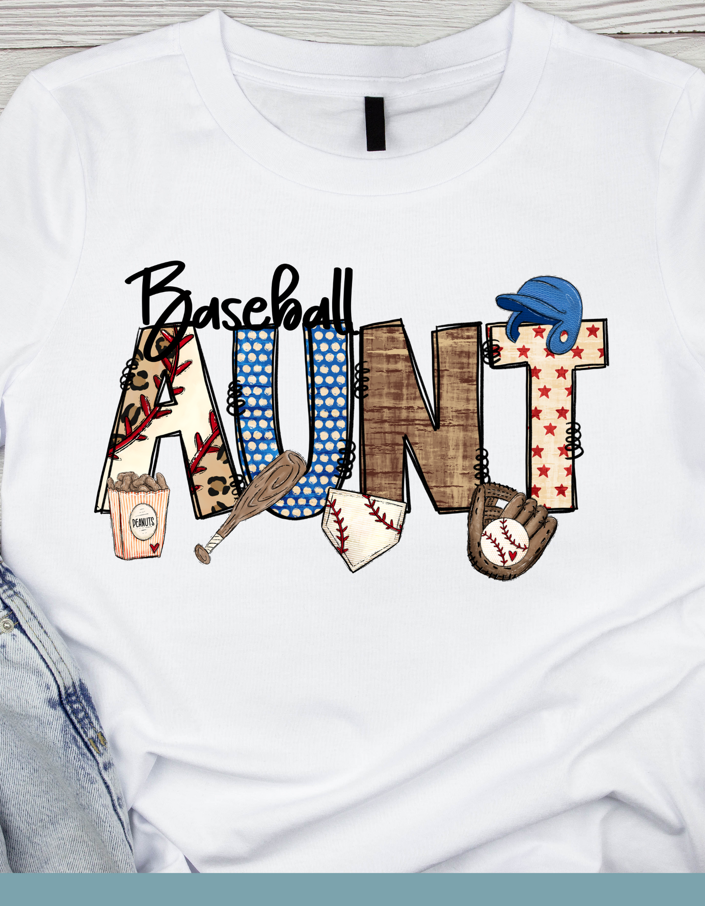 Baseball Aunt Design