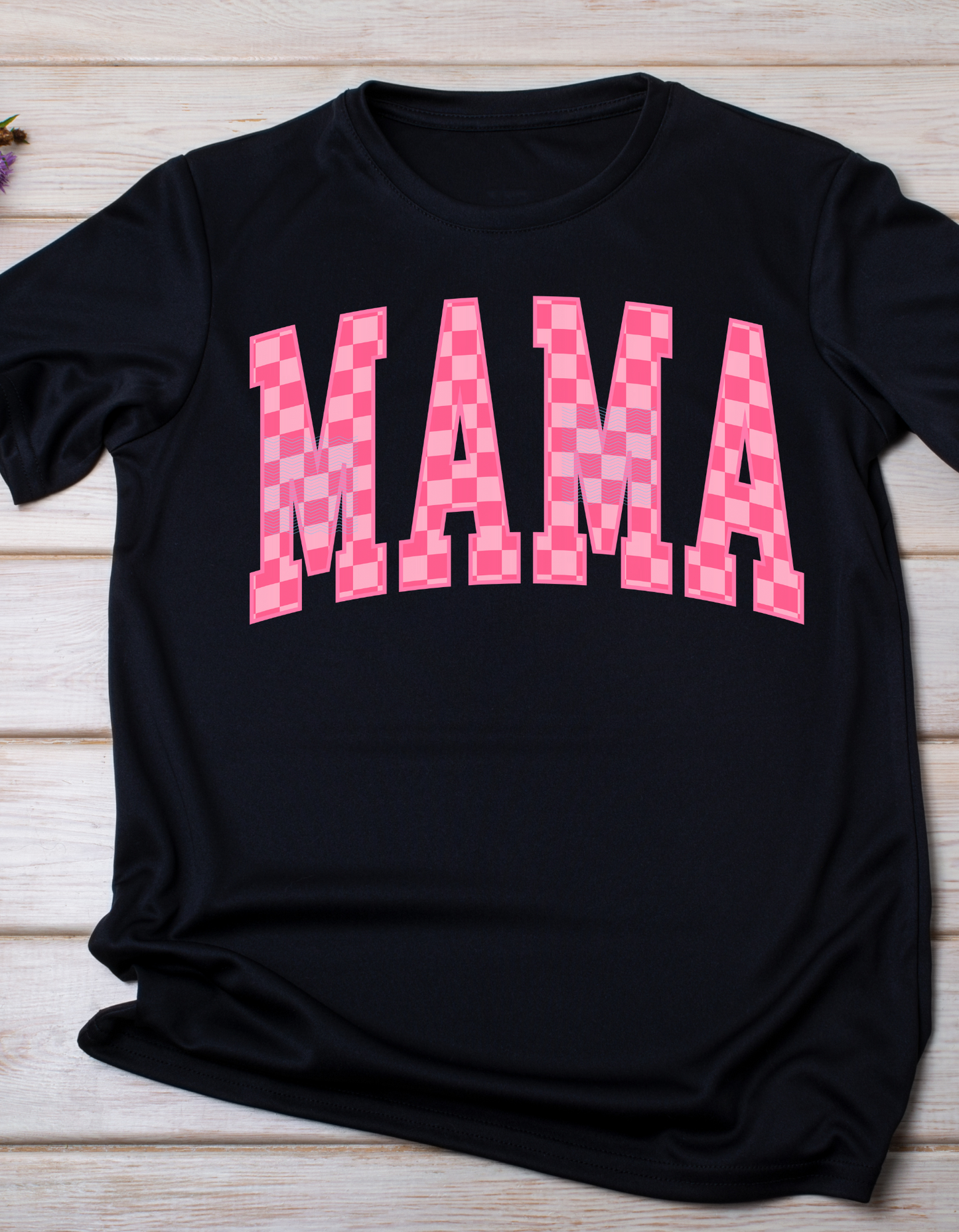 Mama Checkered Design