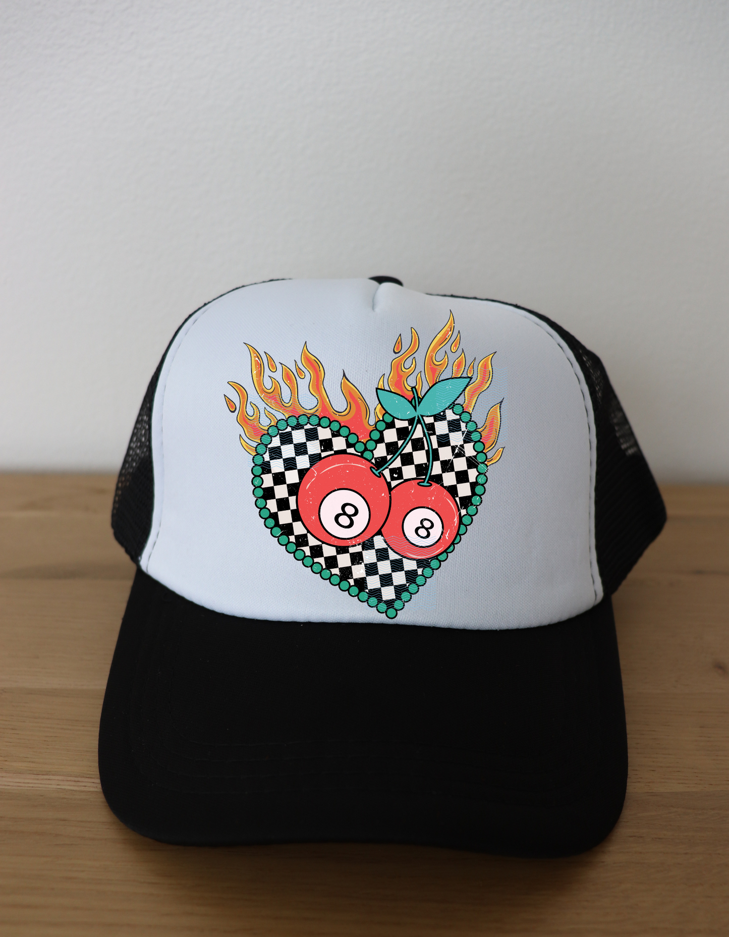 8 Ball Western Trucker Hat