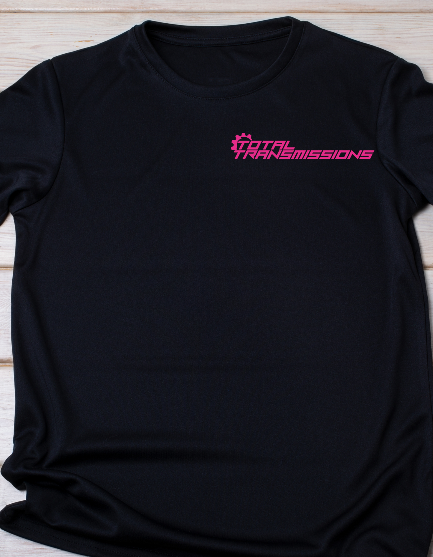 Total Transmissions Pink Logo T Shirt CHILDRENS