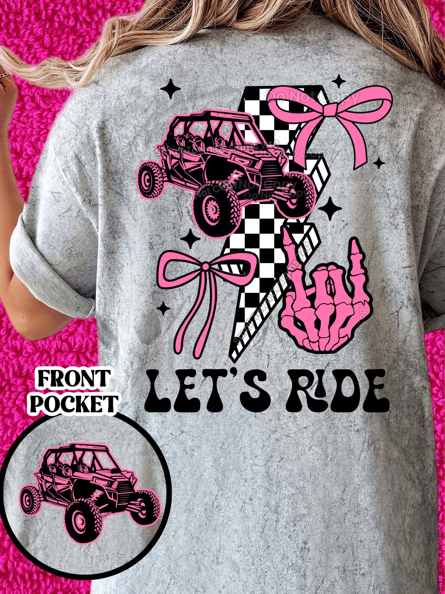 Pink Lets Ride Design