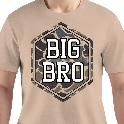 Big Bro White & Camo Design
