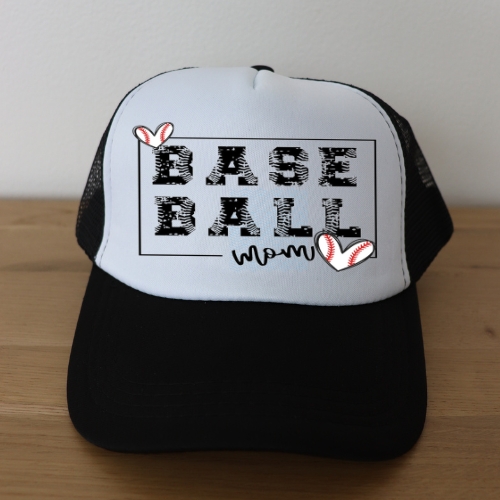 Baseball Mom Trucker Hat