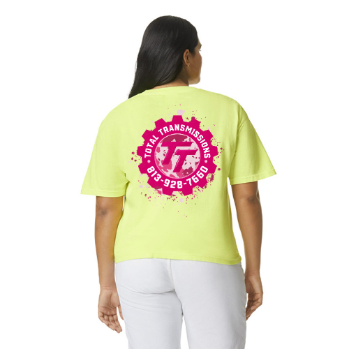 Total Transmission Pink & Camo Logo T Shirt