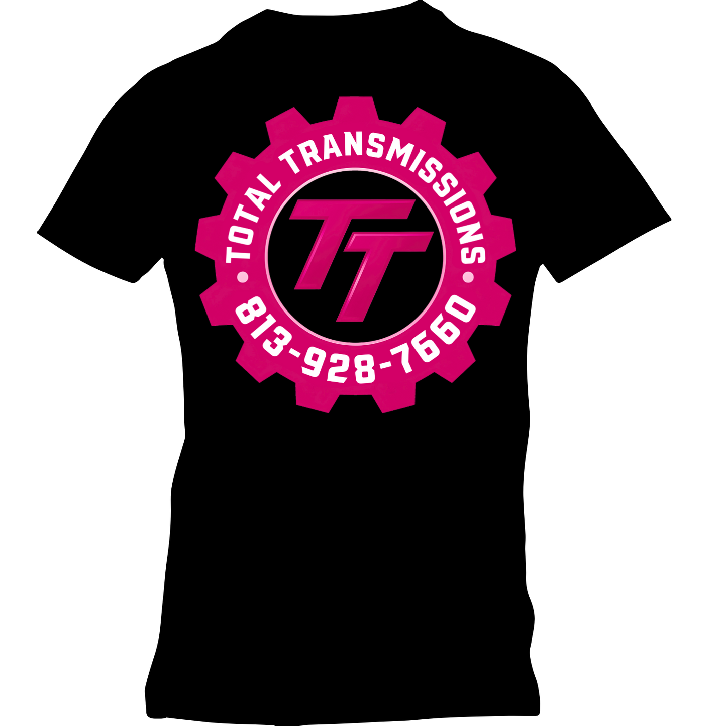 Total Transmissions Pink Logo T Shirt