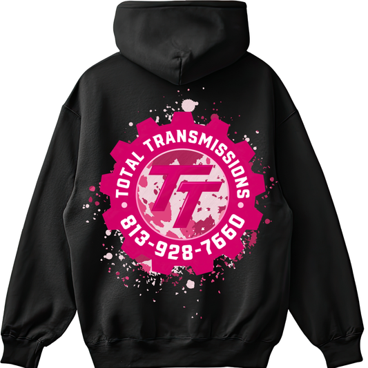 Total Transmissions Pink & Camo Logo Hoodie