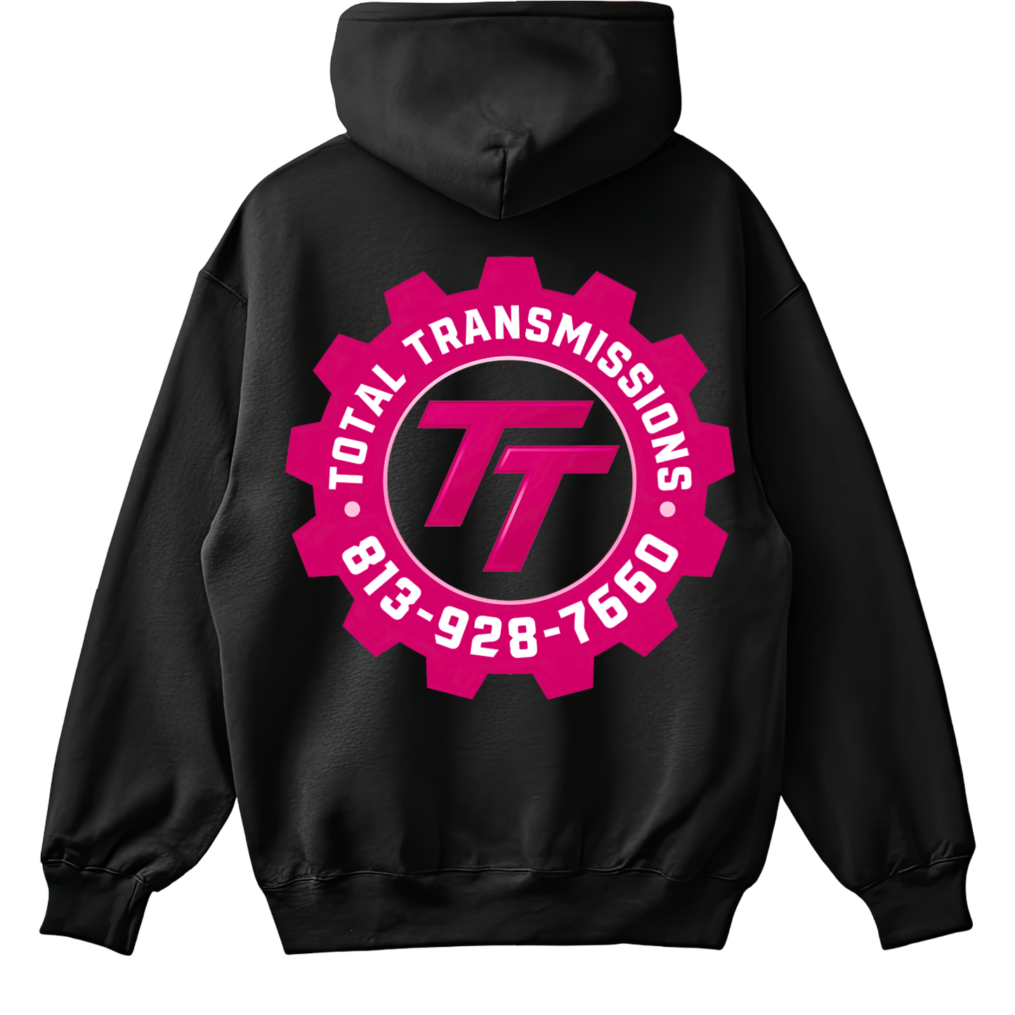 Total Transmissions Pink Logo Hoodie